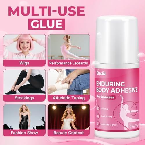 Mshunya sweat resistant skin adhesive for wigs and fashion