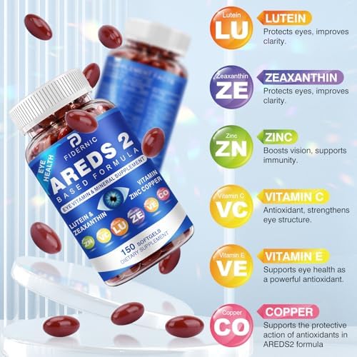 Vitarenew Fidernic Areds 2 eye health supplement container