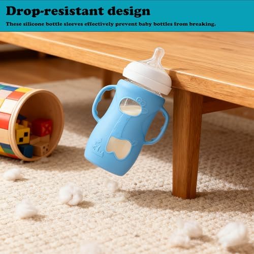 Three pack silicone bottle covers for Philips Avent