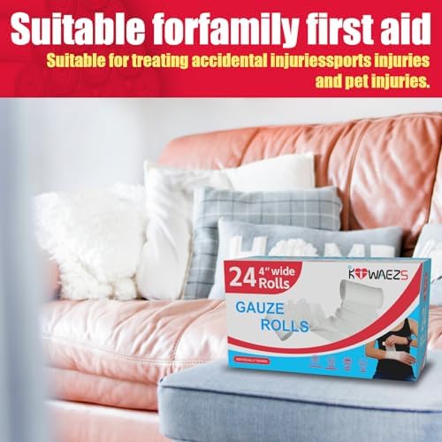 Absorbent polyester cotton blend medical wrap for wound dressing