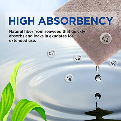 Antimicrobial non stick silver dressings individually packaged for sterile wound care