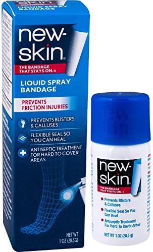 Authentic USA imported liquid bandage spray pack for blister prevention