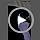 Ergonomic black handle nail brush for manicures
