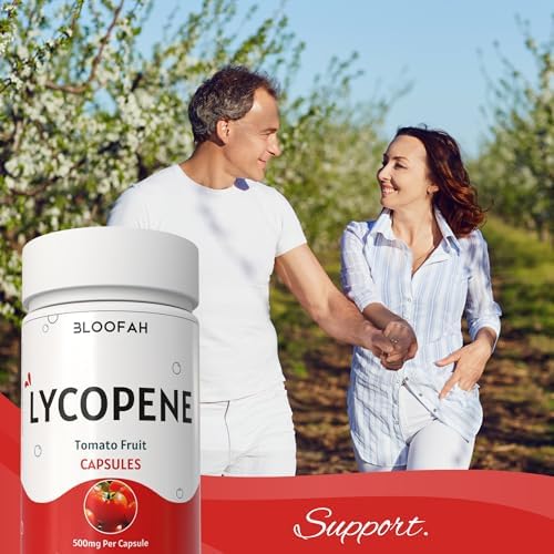 Bloofah Lycopene Supplement Capsules complete retail pack view