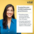Vital Nutrients Borage Oil container back view details