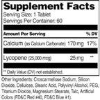 21st Century Lycopene 180 count triple value pack nutritional facts label