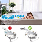 Tiblack silicone bath tub water guide for toddlers