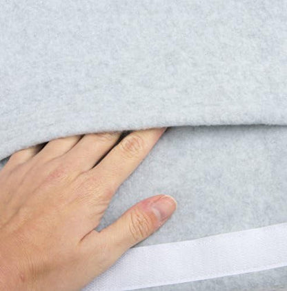 Product packaging for The Breast and Chest Buddy seatbelt cushion