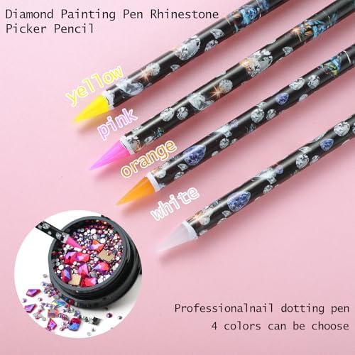 Close up of self adhesive wax tips for jewelry making