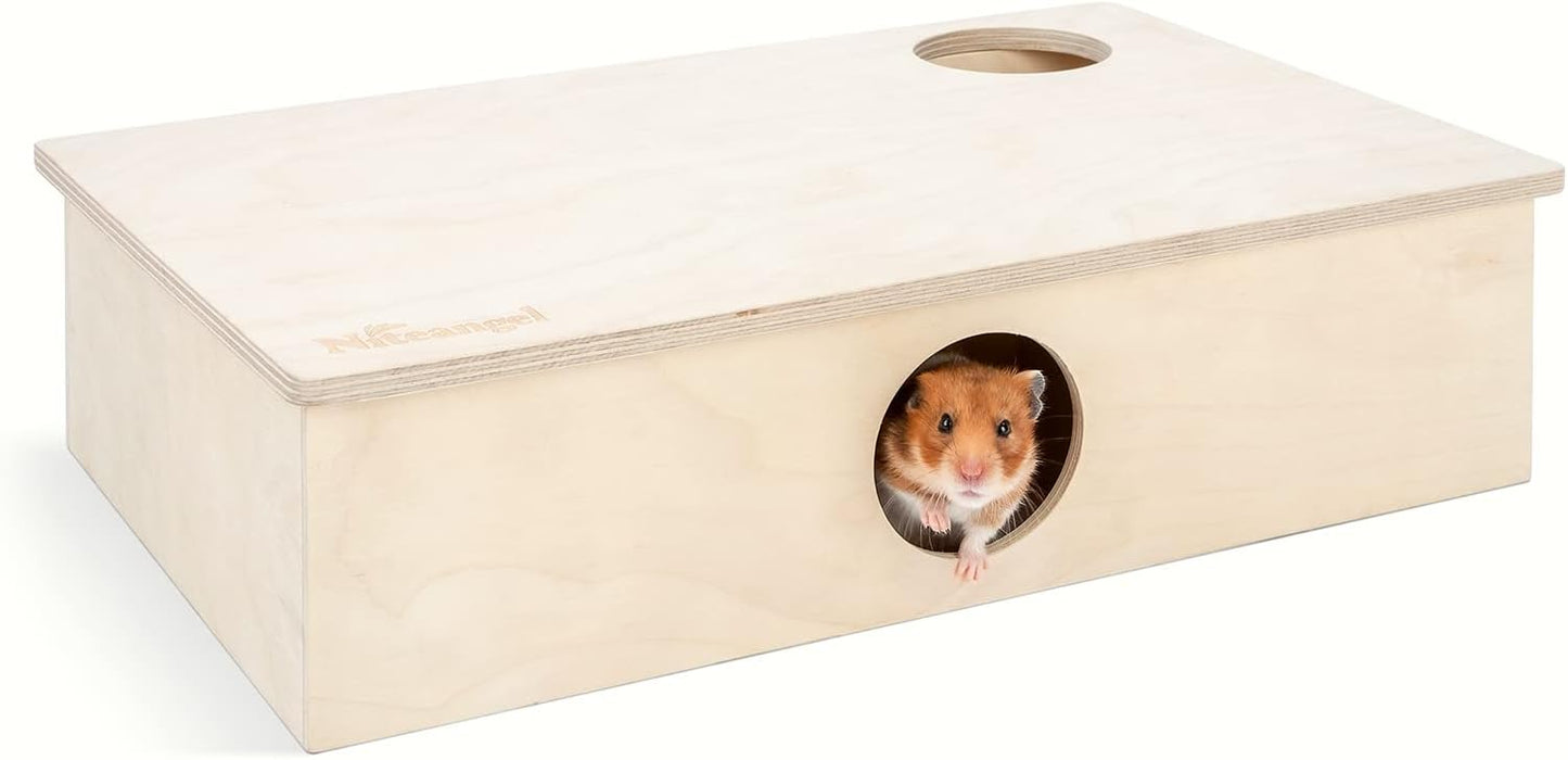 Niteangel Multi-Chamber Hamster House Maze: - Multi-Room Hideouts & Tunnel Exploring Toys for Hamster Gerbils Mice Lemmings (6-Room Large) - Image 1