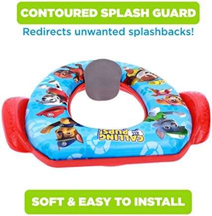 Top view of standard size kids potty training seat showing universal fit design