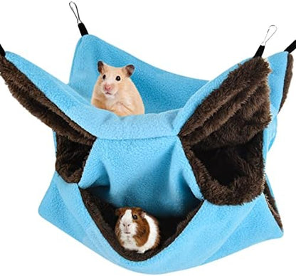 Xinrui pet bunkbed hammock showing three tiers