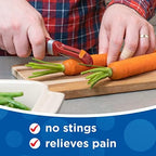 Back label of Band-Aid first aid antiseptic liquid detailing usage instructions and drug facts