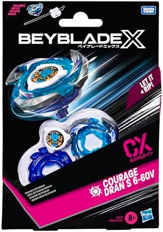 Takara Tomy Beyblade X launcher and ripcord included in set
