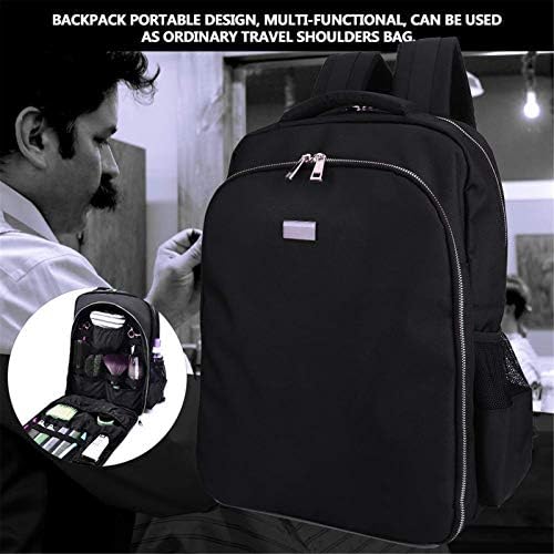 NADAENMF portable clipper bag open compartment view displaying organized slots for shears and trimmers.