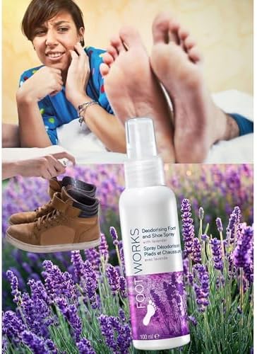 FitGenx anti-odor foot spray with calming lavender extract ingredients list.
