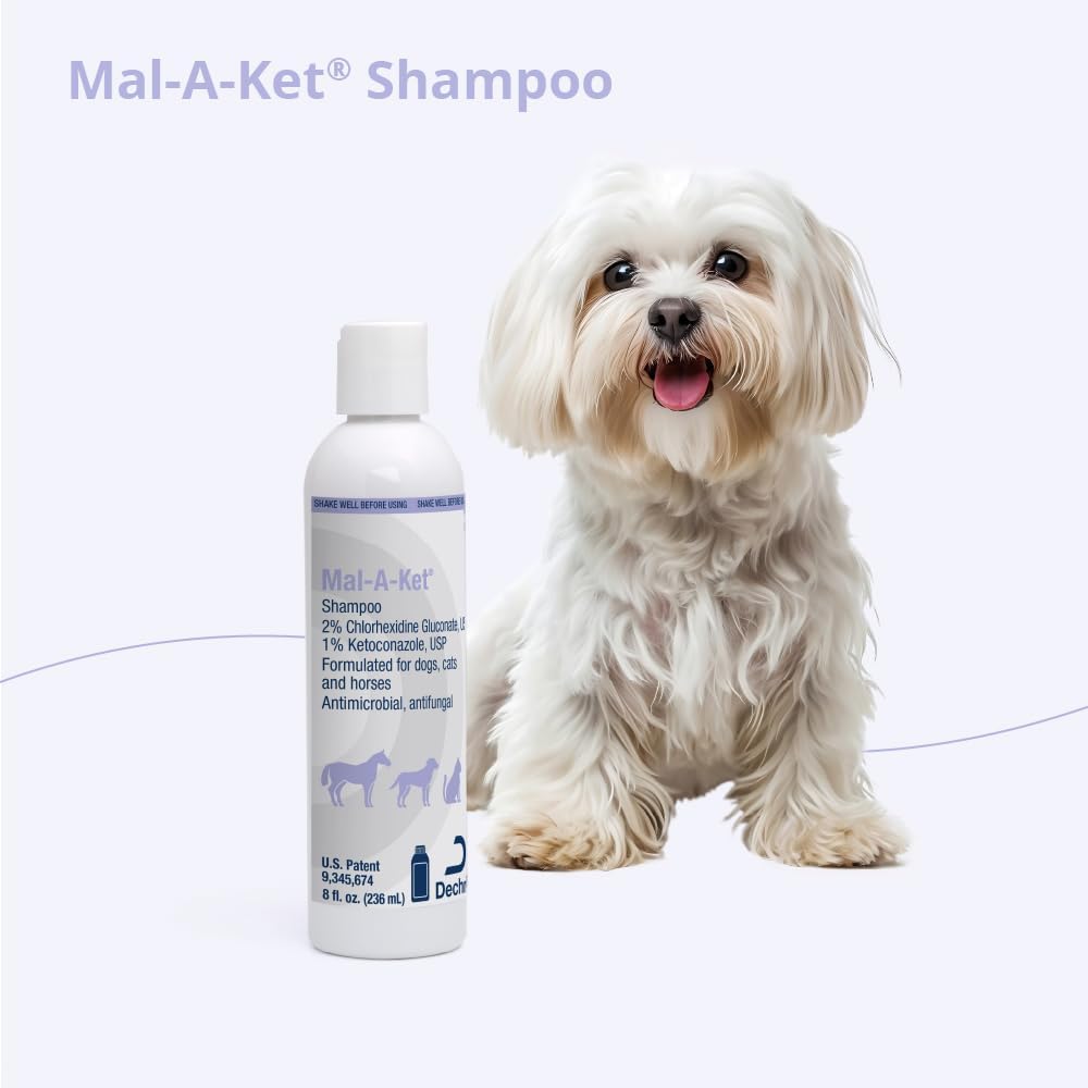Clinical strength Mal-A-Ket shampoo for pet dermatology
