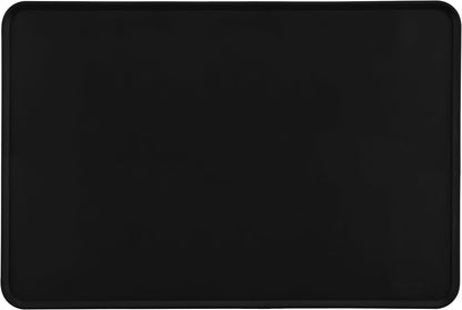 Amazon Basics Silicone Pet Feeding Mat Black Front View