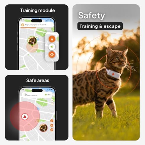 Close up of Weenect Cat XS tracking device hardware