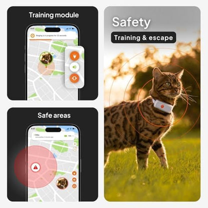 Close up of Weenect Cat XS tracking device hardware