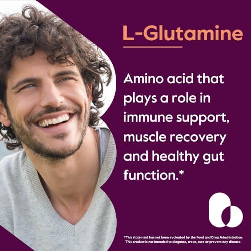 Bestvite L-Glutamine 240 capsules container nutritional label