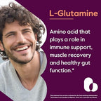 Bestvite L-Glutamine 240 capsules container nutritional label