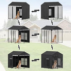 LitaiL waterproof dog enclosure canopy protector close up seam details