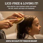 Back view of Lice Queen Squeaky and Cheeky bottle showing directions