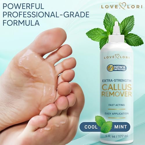 Extra strength foot callus remover gel with precision applicator tip