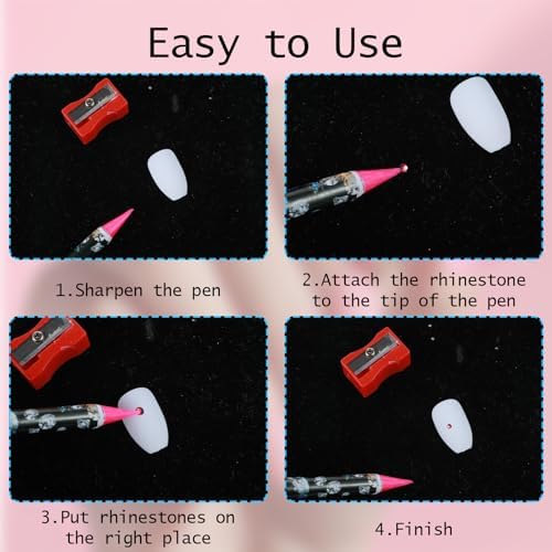 Full 4 piece rhinestone gem picker tool kit