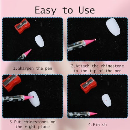 Full 4 piece rhinestone gem picker tool kit