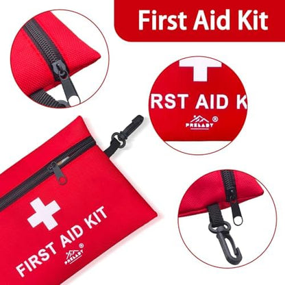 Compact emergency medical supplies for car and home safety preparedness