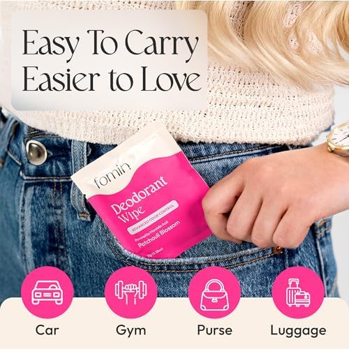 pH balanced aluminum free body wipes for women and men