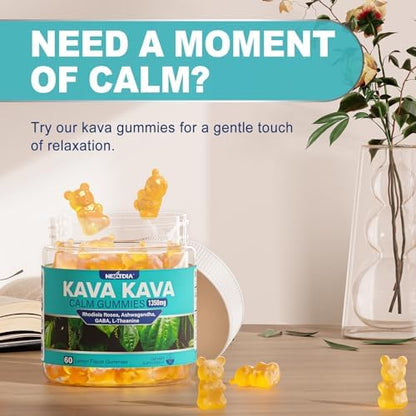 Nextdia sugar free calm gummies lemon flavor supplement facts showing GABA and L-Theanine.