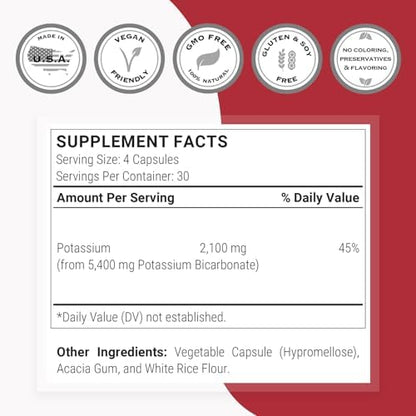 High-dose electrolyte mineral capsules bottle