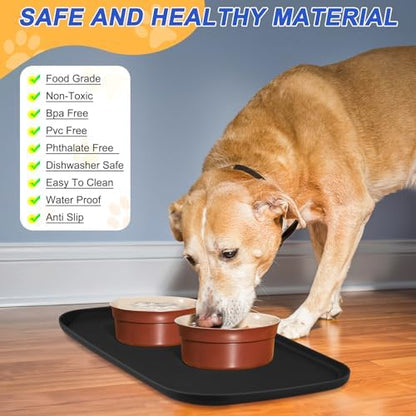 Smilool cat feeding mat non-slip surface