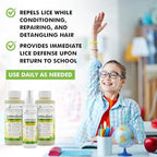 Lemon Heads Lice Repellent Spray 8 Ounce bottle for daily lice protection and detangling
