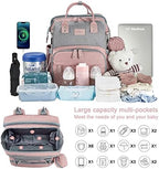 Jollito travel backpack displaying open portable changing station and soft mattress
