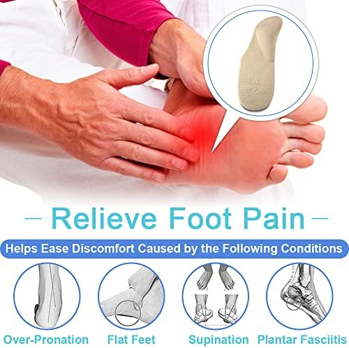 Anatomical arch support inserts for flat feet shown in small size.