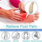 Anatomical arch support inserts for flat feet shown in small size.