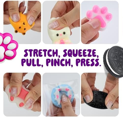 Six-shape custom plastic mold featuring cat paw, capybara, koala, and doughnut shapes.