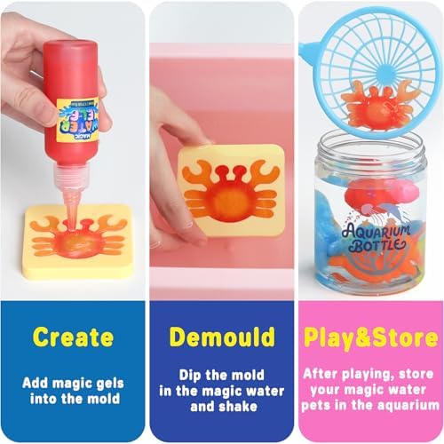 Minisentials magic water elf kit with 12 color gels and 10 molds