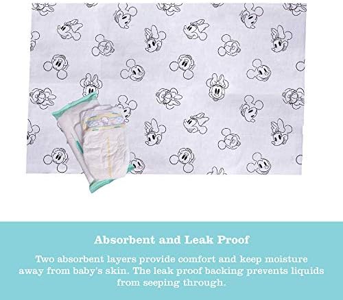 Close up of leak-resistant texture on Disney baby changing mat