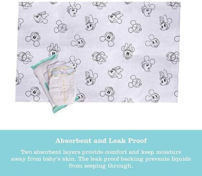 Close up of leak-resistant texture on Disney baby changing mat