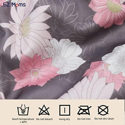 Ez Moms reusable diaper cover colorful pattern details