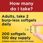 Nature Made fish oil softgels displayed alongside daily wellness items
