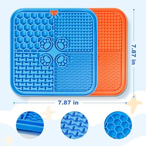 Verwohnt Pet Food Mats suction cups on the back