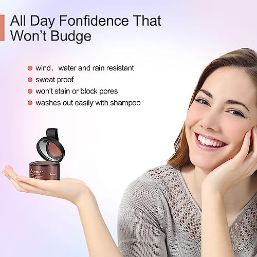 Travel friendly Acomler root touch up powder compact with mirror