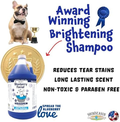 Tearless dog and cat facial shampoo concentrated formula
