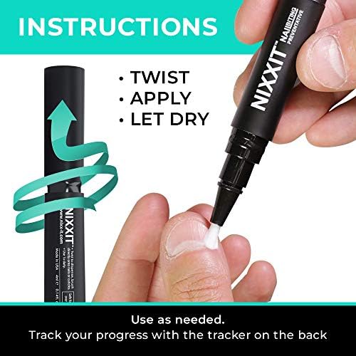Matte finish clear non glossy nail biting deterrent application